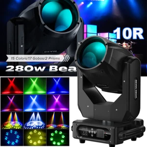 U'King 10R 280W Beam Gobo Testa Mobile Illuminazione Stage Luce per DJ Discoteca (Lampadina) - Foto 1 di 12