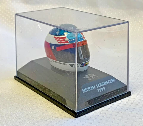 Pauls Model Art Minichamps Michael Schumacher 1995 Mini Replica Helmet 1:6 Race Cover