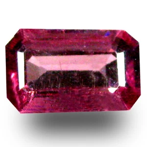 Piedra preciosa granate rodolita rojo rosado 1,21 quilates AAA+ mejor forma octágona (8 x 5 mm) - Imagen 1 de 1