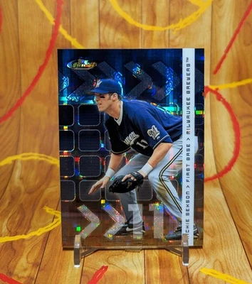 2002 Richie Sexson #018/299 Topps Finest #87 Xfractor Milwaukee Brewers - Image 1 of 3