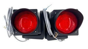 LED Ampelset rot 24V mit Wandhalterung - Bild 1 von 1