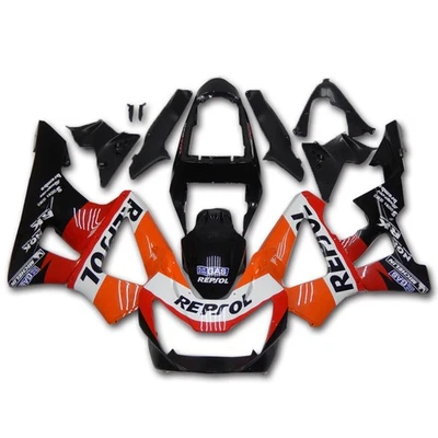 FKA Injection Orange Black Fairing For Honda 2000 2001 CBR929RR CBR900RR w029 - Image 1 of 4