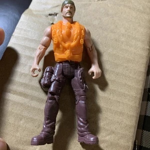 Chap Mei Soldier In Orange & Brown Uniform 4” Action Figure Plastic Toy - Picture 1 of 4