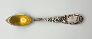 Vintage TIFFANY 1880 Pattern: Chrysanthemum CITRUS SPOON-GOLD WASH BOWL - Picture 1 of 10