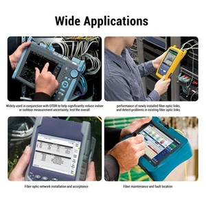 OTDR Cable Box Extension Cord SC UPCSC UPC 500m Fiber Optic Test Tool NEW - Afbeelding 1 van 12