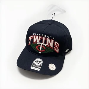 Minnesota Twins Hat Cap Snap Back NFL 47 Hitch Pomona Mens Blue NWT MSRP $38 - Picture 1 of 8