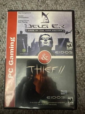 Deus EX and Thief II the Metal Age Eidos PC Gaming Two-Pack - Image 1 of 3