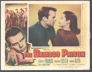 Bamboo Prison 11x14 Title Lobby Card Exploitation Robert Francis Dianne Foster