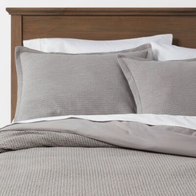 Threshold Cotton Waffle Duvet Cover Set Waffl...