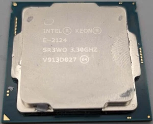 Intel SR3WQ Xeon E-2124 @ 3.30GHz 4-Core Processor - Picture 1 of 2