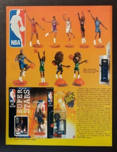 1999 NBA JAMS/SUPER STARS Mattel Figures ~ Magazine Preview Page/PRINT AD - Picture 1 of 1