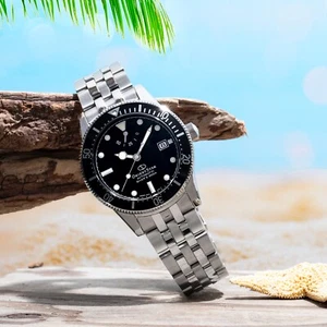 ORIENT STAR Mechanical M42 Diver 1964 Black Dial Watch AU0601B Made in Japan - Picture 1 of 4