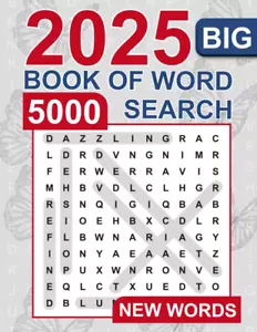 Big Book of Word Search 5000 New Words: Relaxing Word Search Puzzle Large Print - Imagen 1 de 11