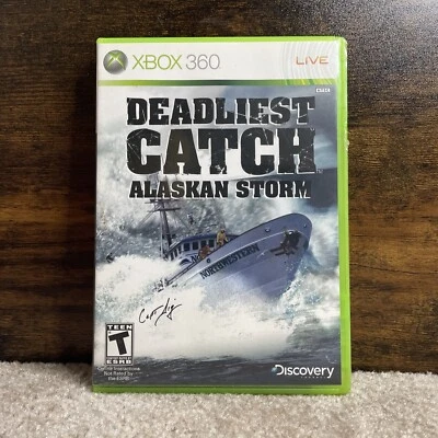 Deadliest Catch: Alaskan Storm (Microsoft Xbox 360, 2008) Complete CIB - Image 1 of 2