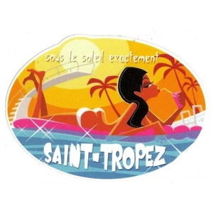 Pin up COTE D'AZUR Sticker vinyle laminé - Bild 1 von 1