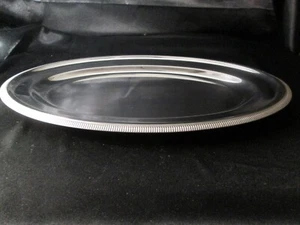 PLAT de SERVICE 34cm Inox Cuisine Cooking Dish Teller LETANG REMY =Guy DEGRENNE - Picture 1 of 2