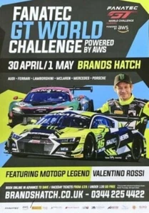 Official Valentino Rossi Poster GT World Challenge Brands Hatch 30 Apr/1 May 22 - Picture 1 of 1