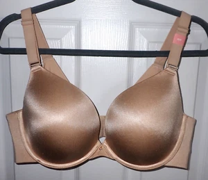NUOVO Reggiseno Lane Bryant Cacique 40D Boost Tuffo Tan Beige Senza Cuciture - Foto 1 di 7