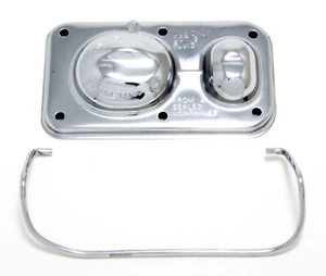 Tapa de cilindro maestro Trans-Dapt 9101 acero cromado para coche de pasajeros GM 1967-80 - Imagen 1 de 1