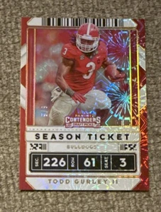Todd Gurley II 2020 Contenders TOUCHDOWN Ticket #’ed 6/6 !!! VERY RARE NM/MT - Picture 1 of 2