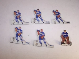 Toronto Maple Leafs 6 giocatori di hockey in latta da tavolo vintage anni 60-70 Coleco Munro - Foto 1 di 8