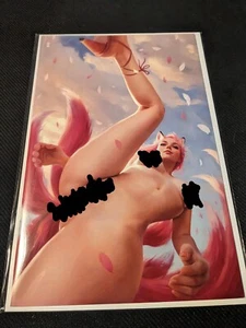 The Girl with Nine Tails #2 - NSFW Graphic Novel Lorenzana Full Nude HX Cover - Picture 1 of 1