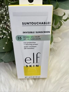 e.l.f. Skin Suntouchable Invisible Sunscreen + Primer SPF 35 1.7 OZ. - Picture 1 of 5