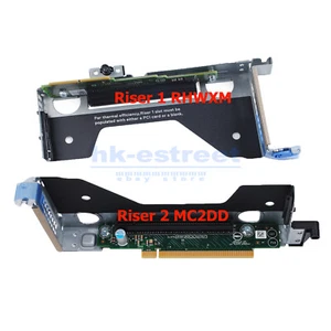 NEW Dell POWEREDGE R440 Chassis Riser 1 and Riser 2 X16 Card RHWXM MC2DD - Afbeelding 1 van 3