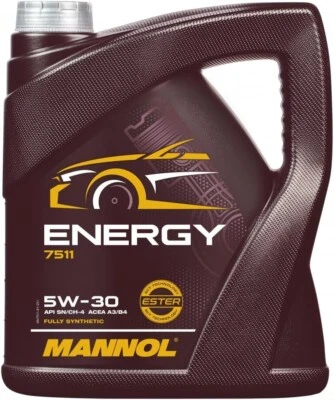 5L Mannol 7511 Energy 5W-30 A3/B4 Fully Synthetic Engine Oil - 5 Litres - Image 1 of 4