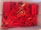 Lego Bausteine Konvolut Sammlung Kiloware   1 Kg Rote Steine