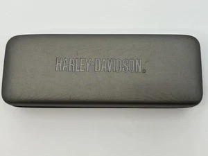 Harley Davidson Eyeglass Hard Case Gray and Black - Picture 1 of 8