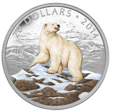 2014 $20 Fine Silver Coin - Iconic Polar Bear