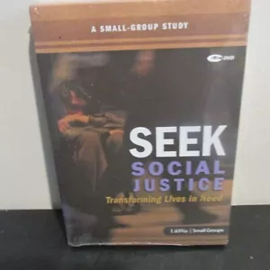 Seek Social Justice Transforming Lives In Need (DVD / Book Set, LifeWay) NEW - Picture 1 of 3