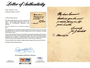James J. Corbett 1932 Signed Letter PSA/DNA LOA Autograph Auto COA Gentleman Jim - Picture 1 of 4