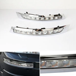 LED DAYTIME RUNNING LIGHT FOG LAMP WITH TURN SIGNAL DRL FOR Volvo XC90 2007-2014 - Picture 1 of 8