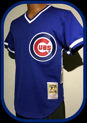 JERSEY DE LA COLECCIÓN CHICAGO CUBS RYNE SANDBERG MITCHELL & NESS COOPERSTOWN ADULTO S Foto 1 de 4