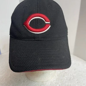 Cappello Baseball Cincinnati Reds Unisex Taglia S/M Nero Fitted New Era Flex Fit LEGGI - Foto 1 di 11