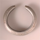 12929 Alter Aluminium Armreif der Tuareg Fulani Niger