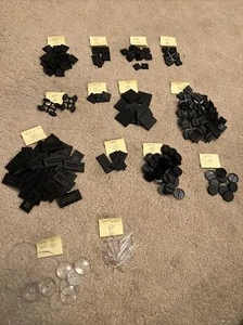 Games Workshop Warhammer Base Plate Square Round Clear 1991 1992 90s Joblot - Picture 1 of 5