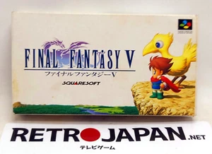 FINAL FANTASY V - SHVC-F5 - NINTENDO SUPER FAMICOM JAPAN IMPORT - Imagen 1 de 7