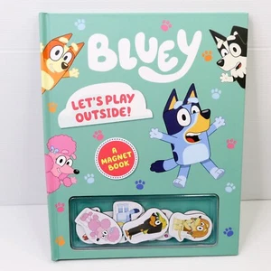 Bluey: Let's Play Outside!: Magnet Book by Bluey (Hardcover, 2020) NEW - Picture 1 of 5