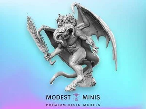 Balrog Boss Encounter | 32mm 28mm DnD Mini | Resina | Dungeons and Dragons - Imagen 1 de 1