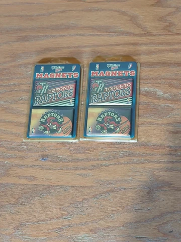 NBA Toronto Raptors Basketball 2" x 3" Magnet Set Of 2 Brand New WinCraft Cover