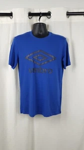 T-shirt Umbro grande logo blu taglia M CR052 LL 14 - Foto 1 di 6