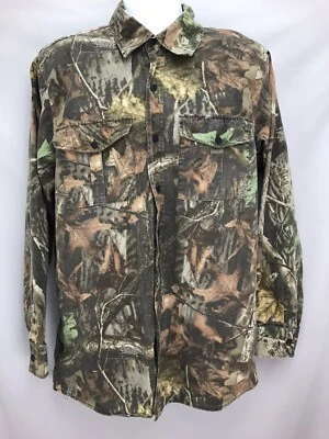 Camisa camuflada Ranger para hombre 2XL Advantage madera camuflaje botones muy descoloridos Foto 1 de 4
