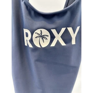 ROXY Girl's 1-Piece Swim Suit Logo Navy and White Size 10 $50 NWT - Picture 1 of 10