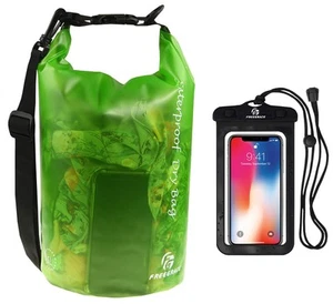Waterproof Dry Bag - Transparent Lightweight Dry Sack with Strap, Seals and W... - Picture 1 of 6