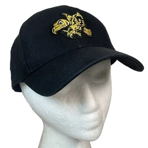 Gorra ajustada Iowa Hawkeyes Nike TALLA 1 negra con bordado amarillo RARA Hawk - Imagen 1 de 9