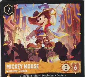 Mickey Mouse - Musketeer Captain - Ursula's Return - 16/204 - singles - Lorcana - Picture 1 of 6
