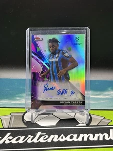 2022 TOPPS UCL Finest Soccer Base Autograph Card Dusan Zapata Atalanta Bergamo - Bild 1 von 3